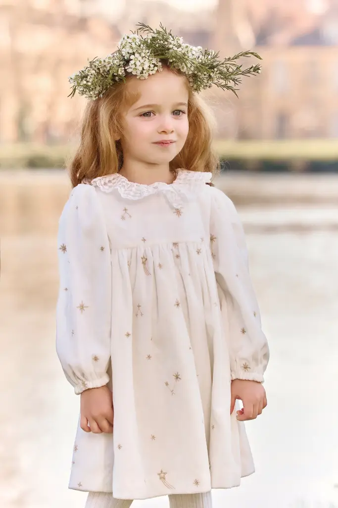 Robe Velours Nacre