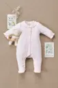 Pyjama Velours Rose Pâle