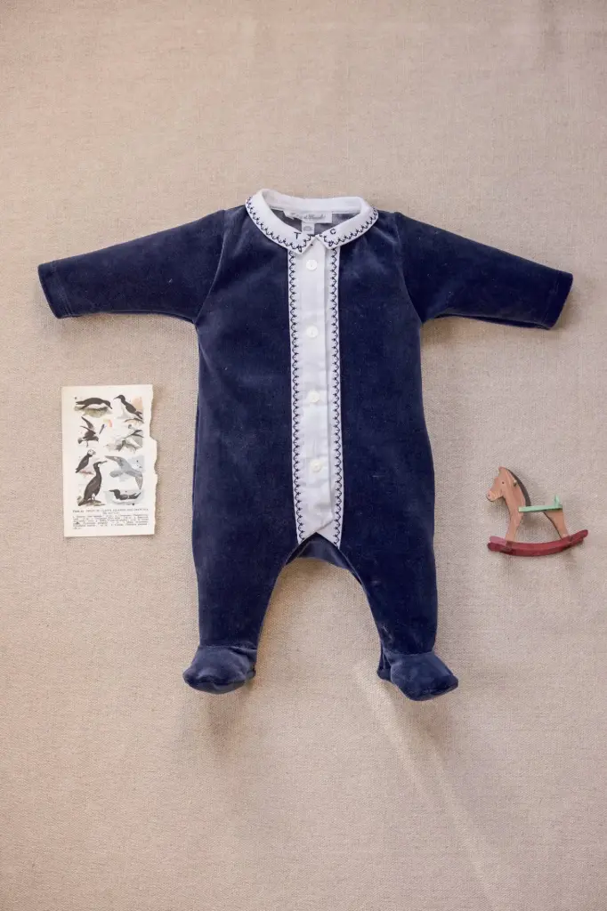 Pyjama Velours Marine