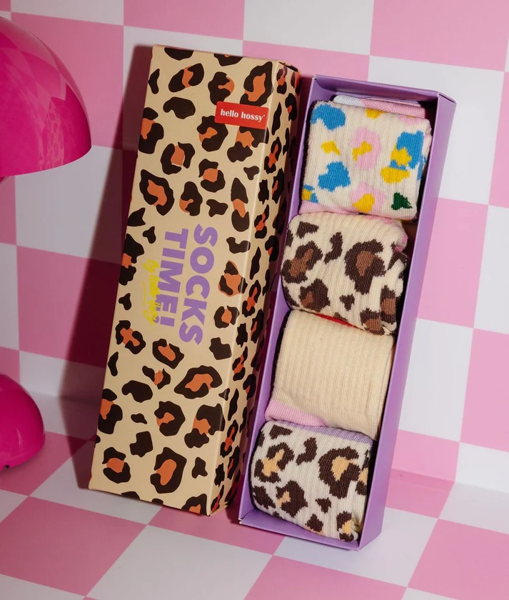 Pack Chaussettes Leopard