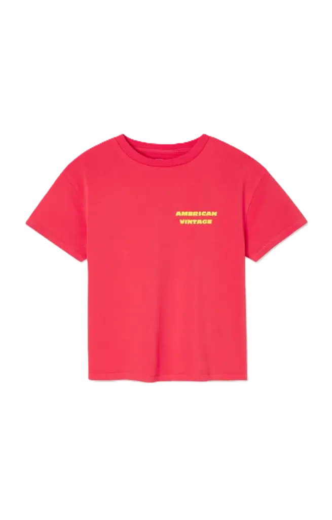 T-shirt Fizvalley Framboise 