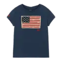 T-shirt Drapeau Navy
