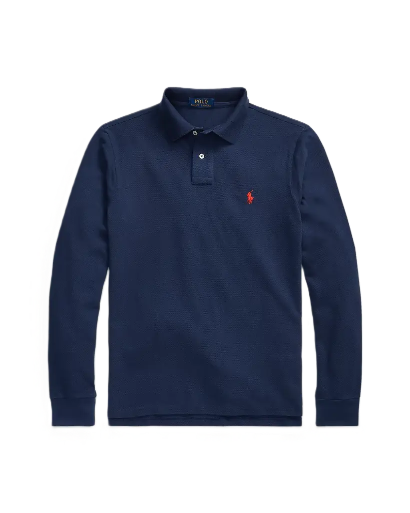 Polo Manche Longue Navy 