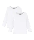 Lot 2 T-shirt Blanc ML A01DV
