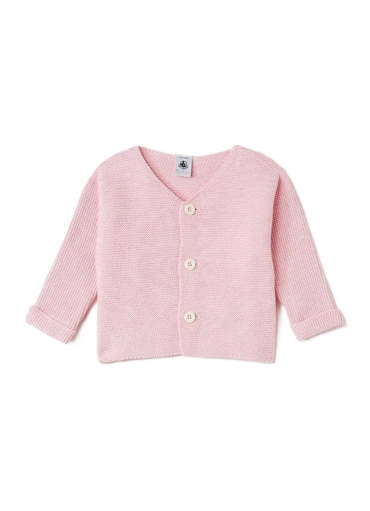 Cardigan Tricot Rose