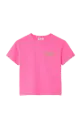 T-shirt Fizvalley Rose Fluo