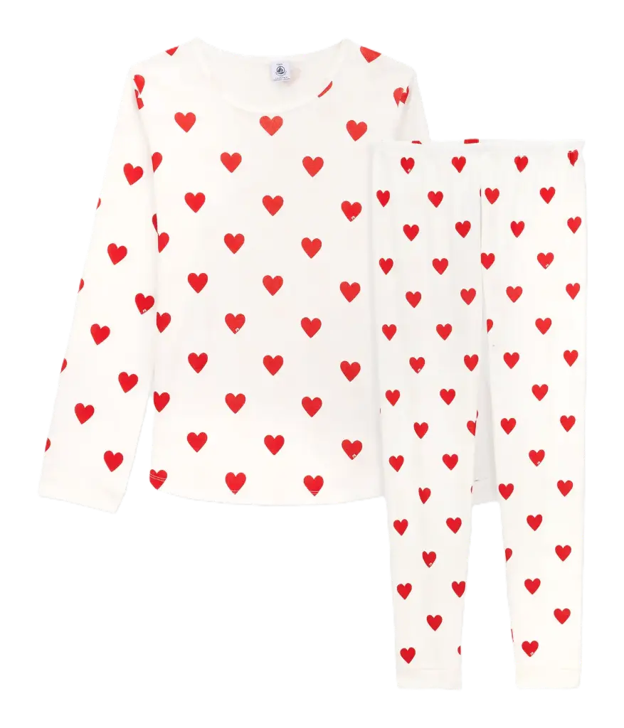 Pyjama Cœurs Rouge