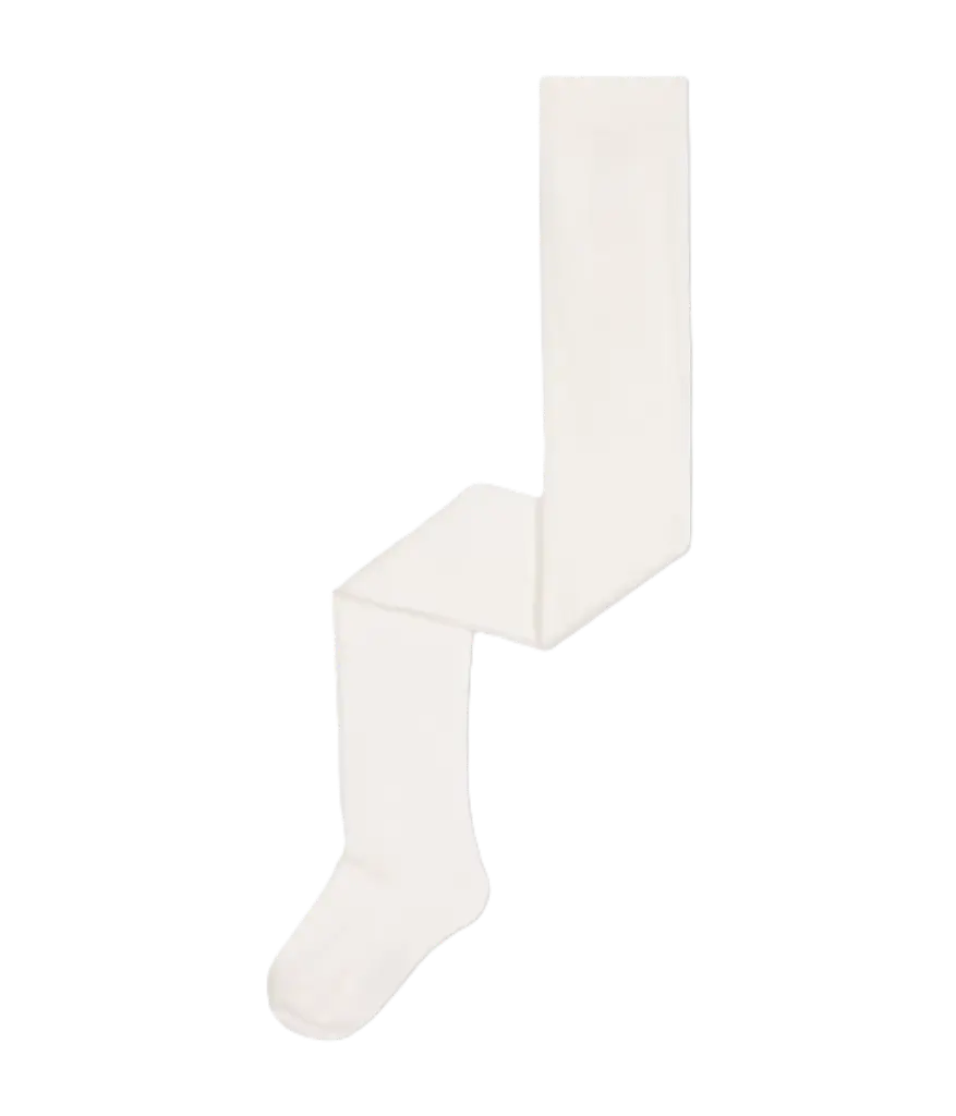 Collant en Coton Blanc