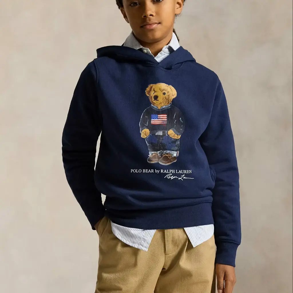 Sweat Capuche Bear Navy