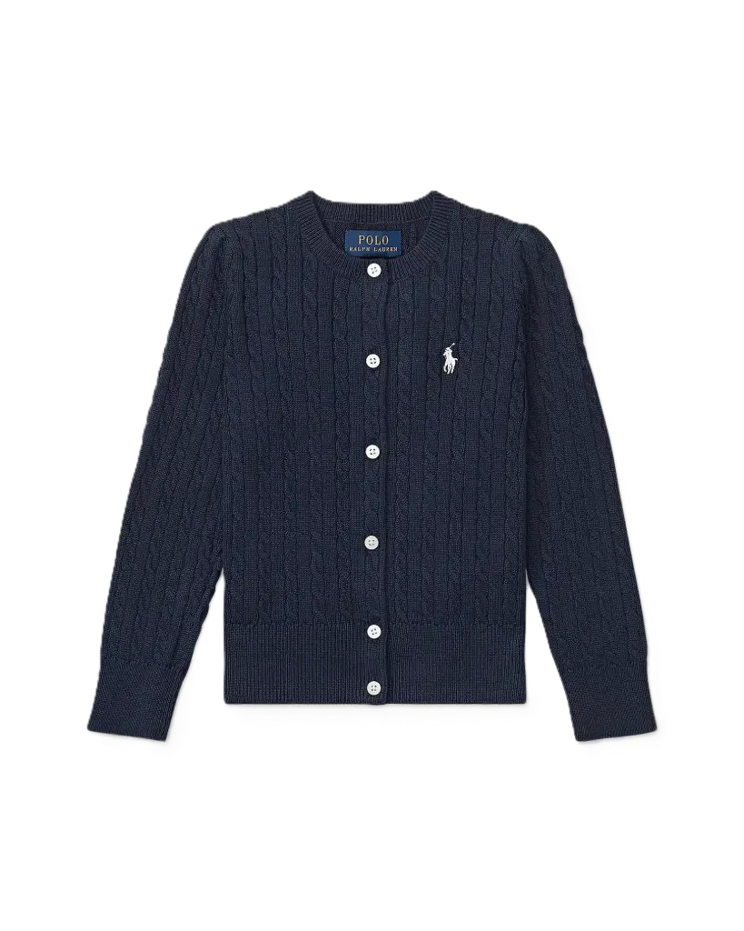 Cardigan Cable Navy