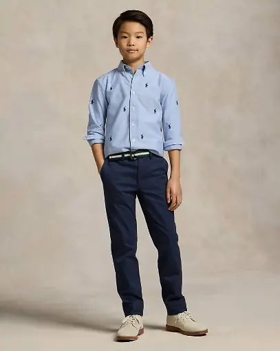 Pantalon Ceinture Navy