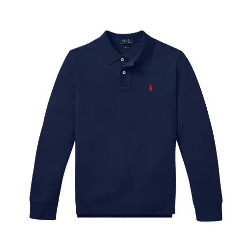 Polo Manche Longue Navy