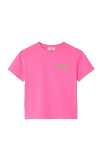 T-shirt Fizvalley Rose Fluo