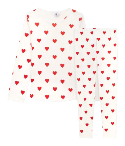 Pyjama Cœurs Rouge