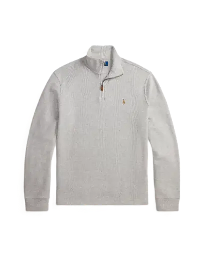 Pull Demi-zip Grey