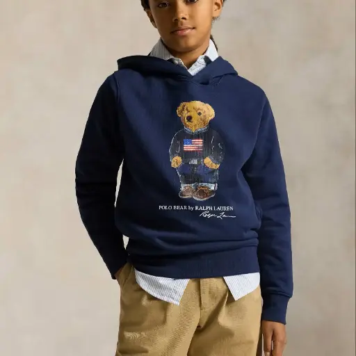 Sweat Capuche Bear Navy