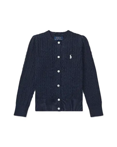 Cardigan Cable Navy