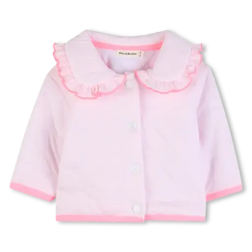 Cardigan Pink Pale Volants