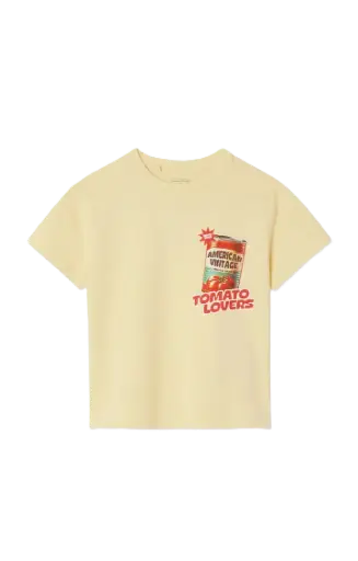 T-shirt Fizvalley Creme Tomato Lovers 