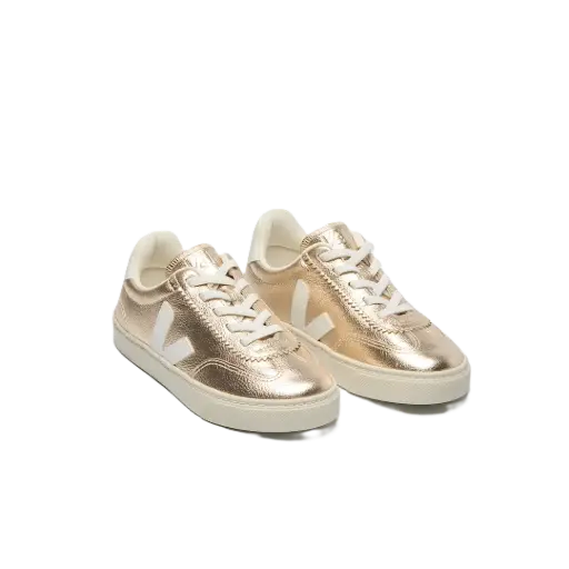 Small Volley O.T. Leather Platine White