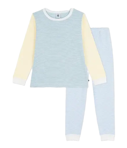 Pyjama A0F8W Bleu Rayé
