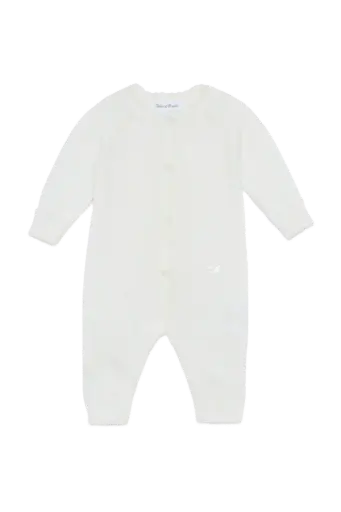 Combinaison Longue Ecru Torsadé