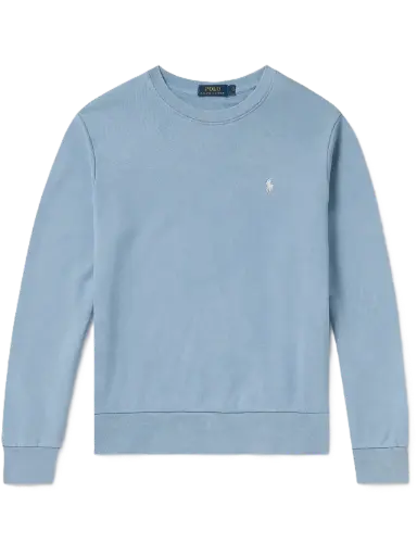 Sweat Polo Crewneck Blue 
