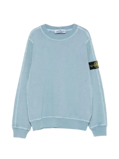 Sweat Col Rond Bleu