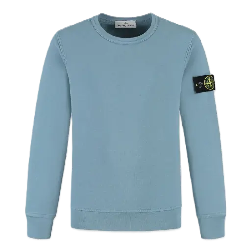 Sweat Col Rond Bleu
