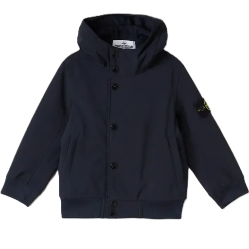 Parka Navy Blue Boutons