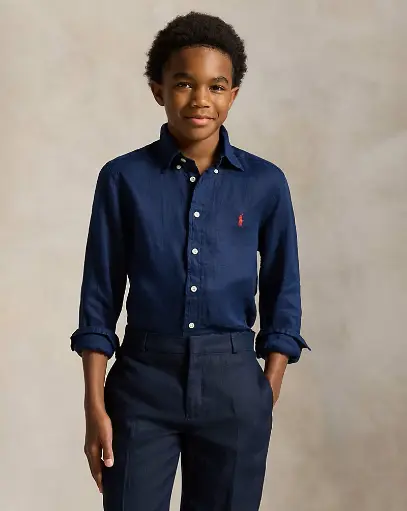 Chemise Lin Core Navy