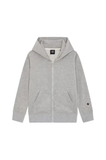 Iconic Zip Grey Marl 