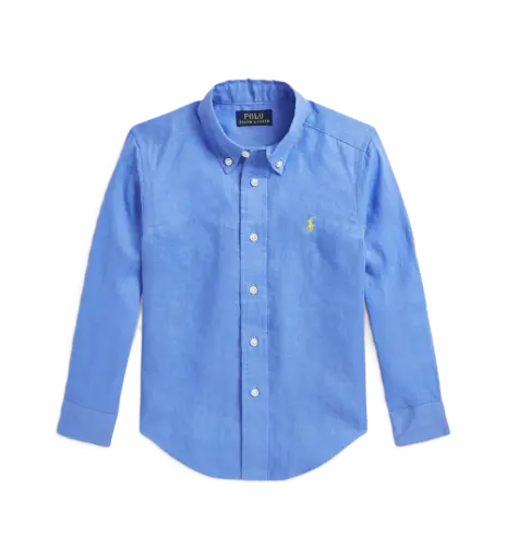 Chemise Lin C Core Island Bleue