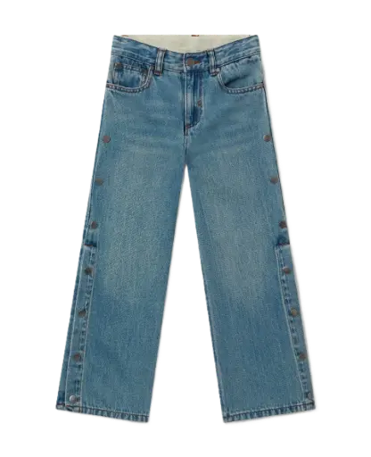 Jean Blue Boutons