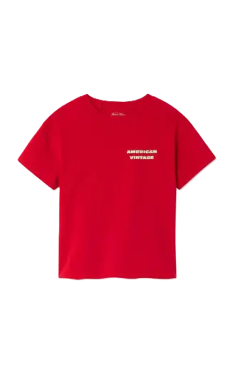 T-shirt Fizvalley Rubis Vintage 