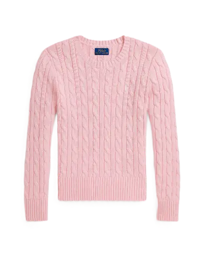 Cable Pullover Pink