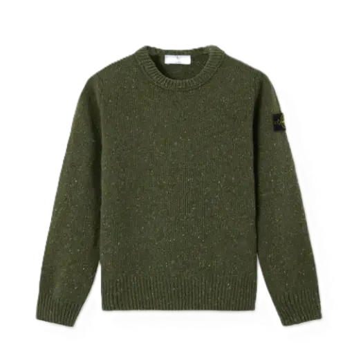 Crew Neck-Military Green 