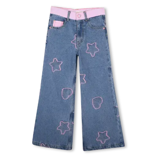 Jeans Denim Blue Coeur Etoile 
