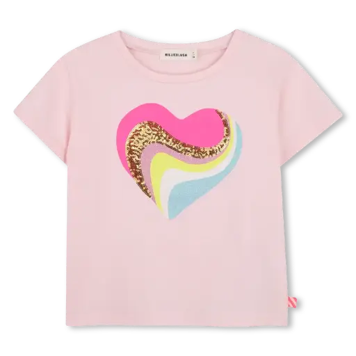 T-shirt Coeur Pink