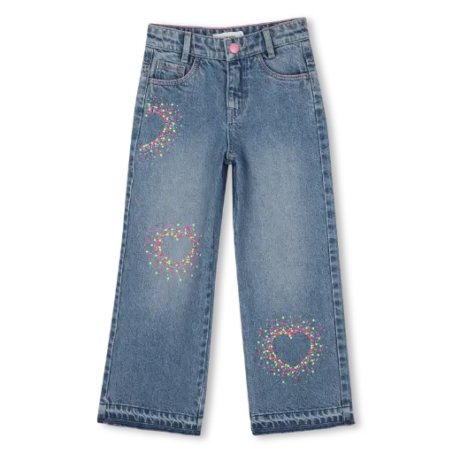 Pantalon Denim Double Stone+Bleach