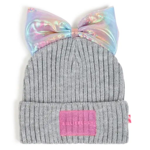 Bonnet A Noeud Gris Chine