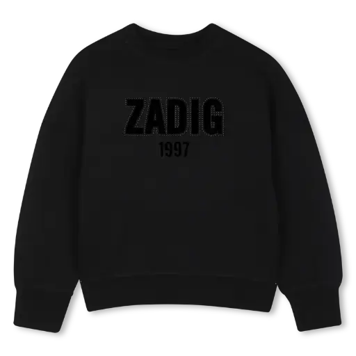 Sweat Black Strass 