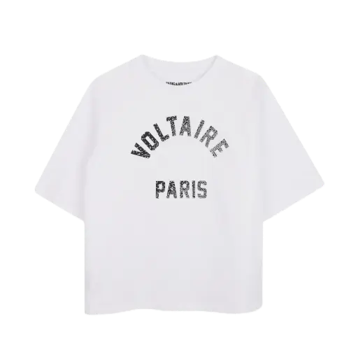 T-Shirt White+Sequins