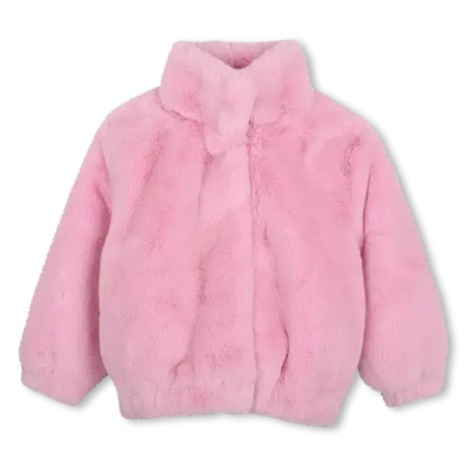 Manteau En Polaire Rose
