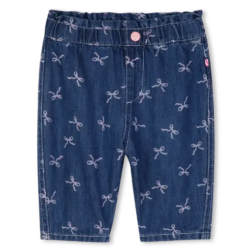Pantalon Denim Nœud 