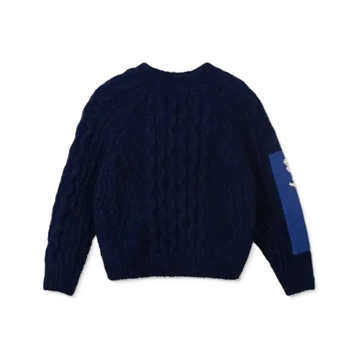 Pull Aran Navy 