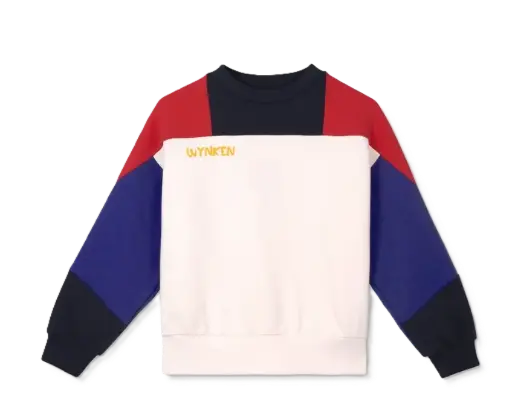 Sweat Studio - Ecru / Indigo Blue