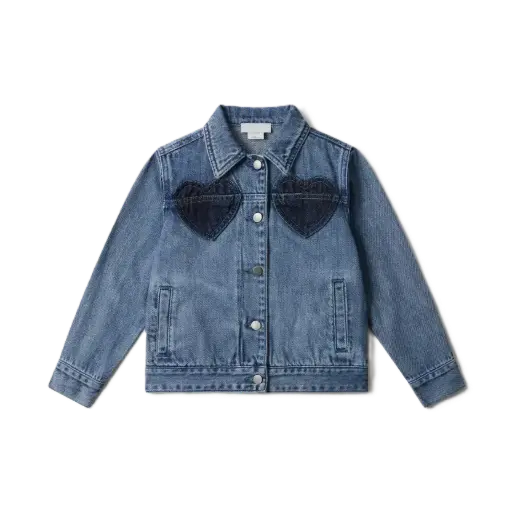 Veste Jeans Coeurs