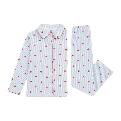 Pyjama Rayé Coeurs A0GAL