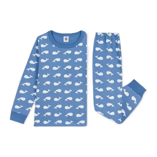 Pyjama Bleu Baleines A0GLJ